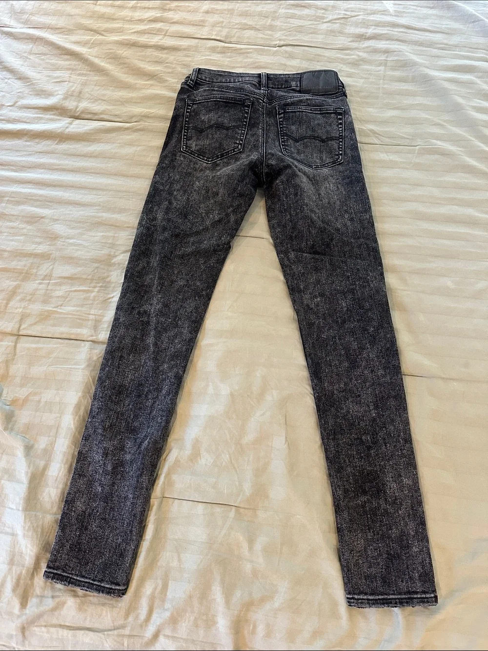 American Eagle Outfitters Black Washed Skinny Jeans